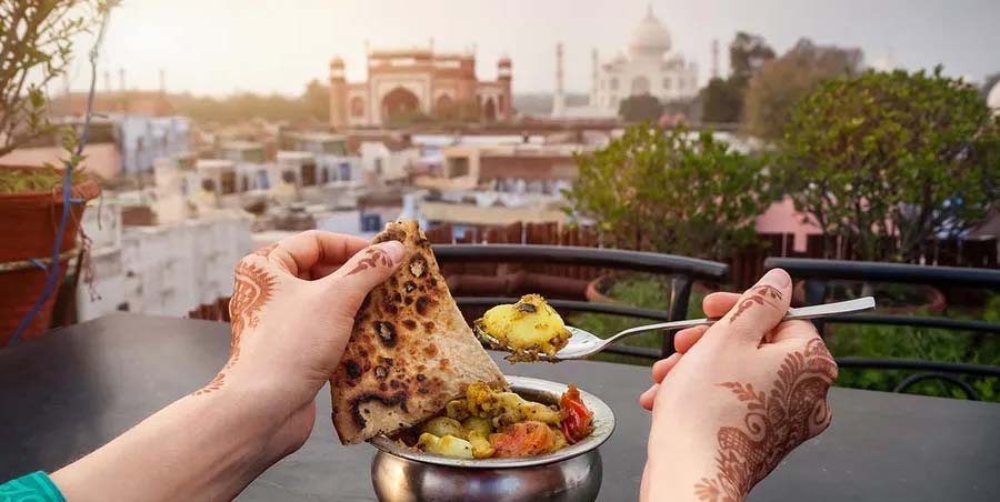 Agra's local cuisine 